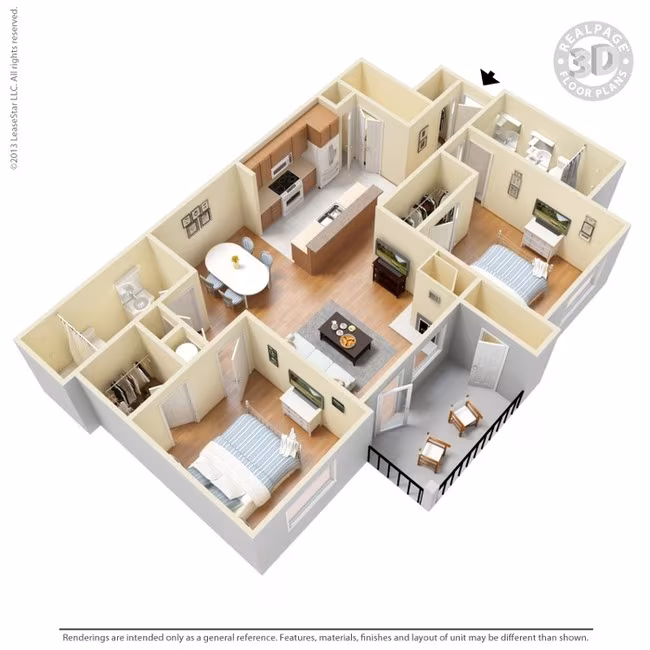 Unit 1221 2227 floor plan